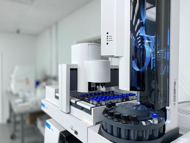 Cannabis marijuana gene sequencer in MCS Lab