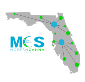 Image of the state of Florida highlighting MMTCs currently avaialble